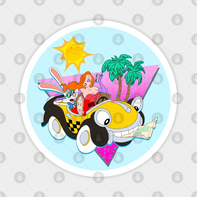 Cruisin' Down to Toontown (1980s EDITION!) Magnet by HenriDefense